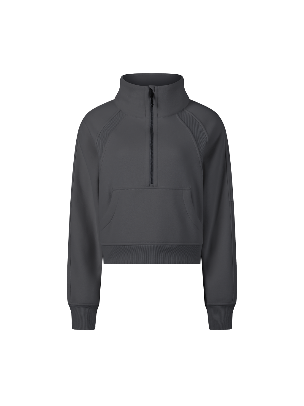 Cropped Half-Zip Sweatshirt #RP0007 - Thumbnail Image